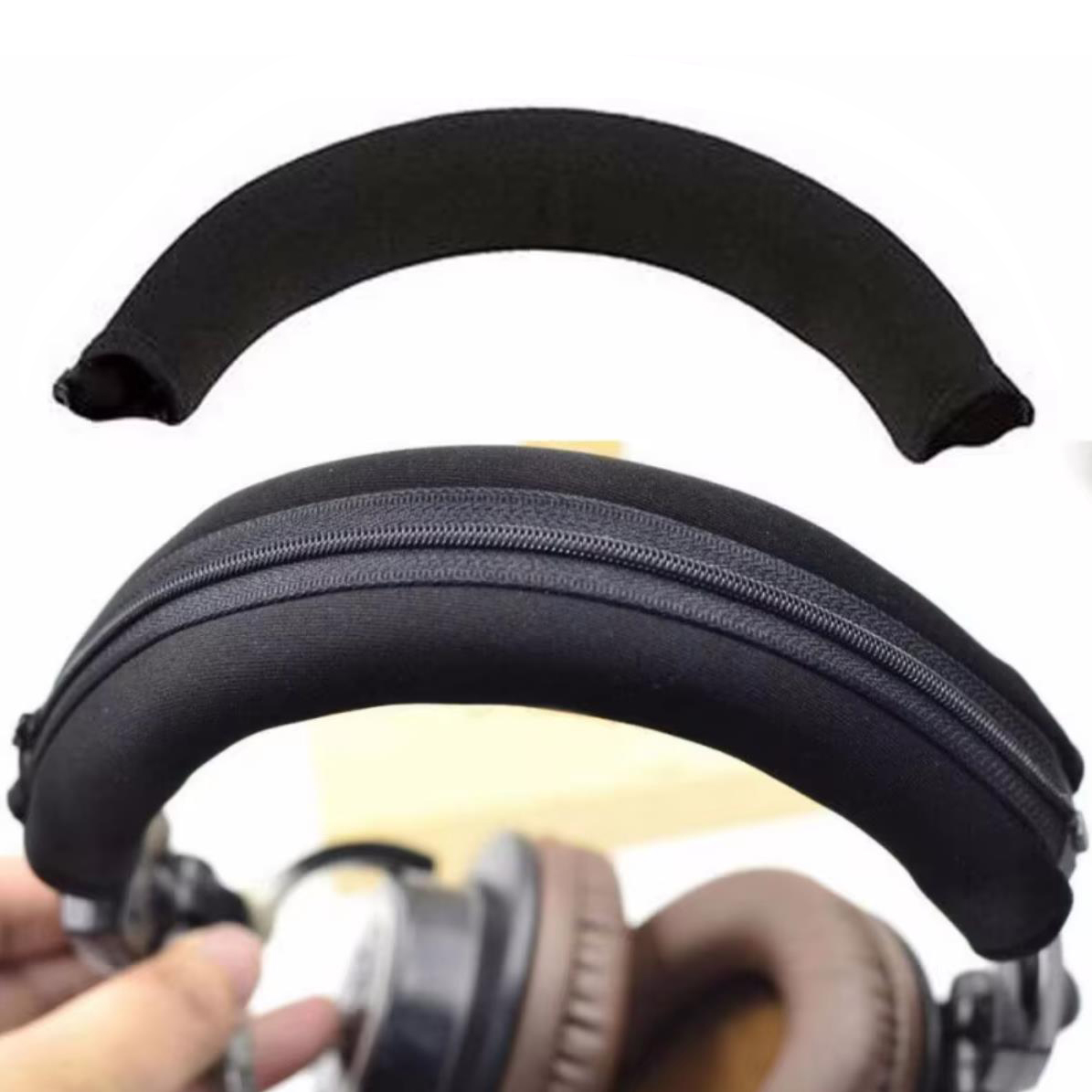 Audio Technica Headphone Ath-M50X - ヘッドフォン保護スリーブ,クッションパッド,高品質,オーディオテクニカ,ath,msr7,m50x,m40x,m30,m20xに適しています