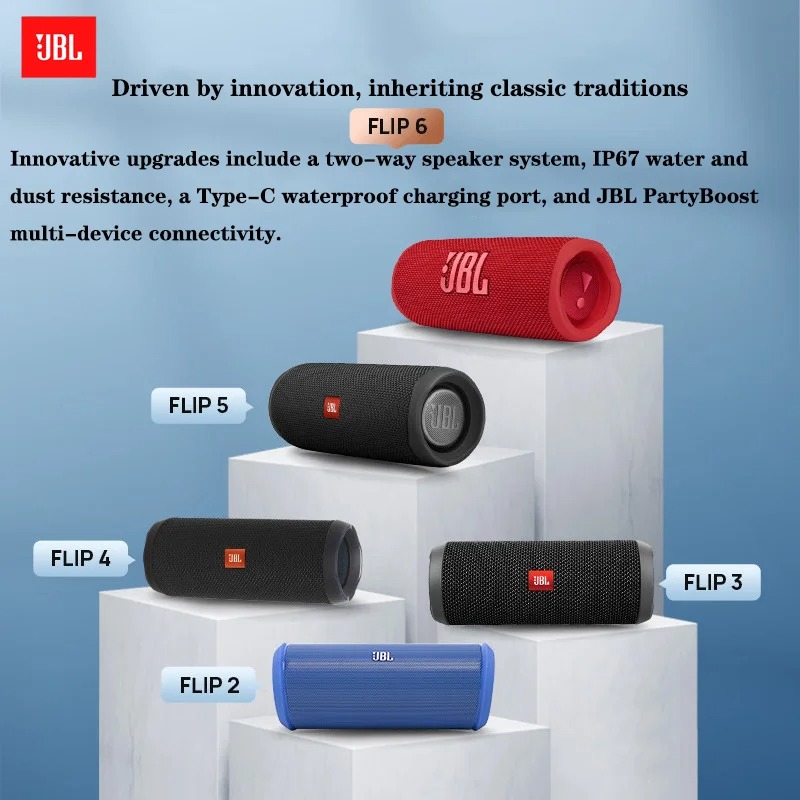 JBL Flip 6 IP67防水ワイヤレスサブウーファー、 - Jbl Speaker Flip 6 のレビューと価格