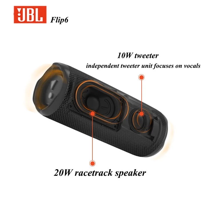JBL FLIP6 耐久性のあるポータブルオーディオ IP6 - Jbl Speaker Flip 6 のレビューと価格